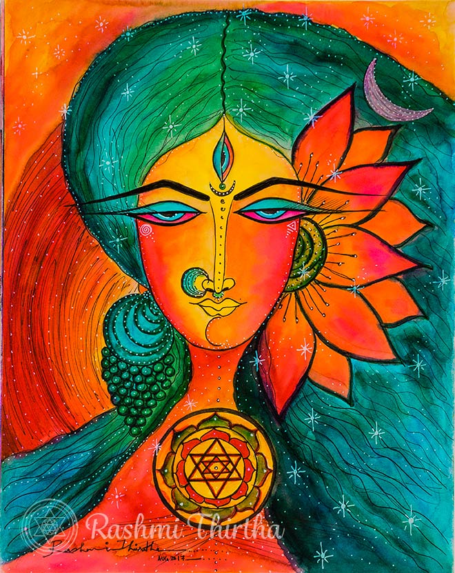 Mahāvidyā 4 – Bhuvaneshvarī – The Wholeness of Space